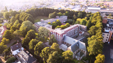 Het EO hoofdgebouw in Hilversum.